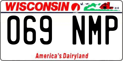 WI license plate 069NMP