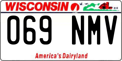 WI license plate 069NMV