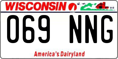 WI license plate 069NNG