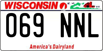 WI license plate 069NNL