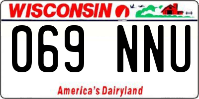 WI license plate 069NNU