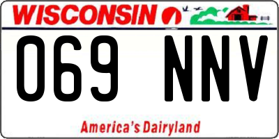WI license plate 069NNV