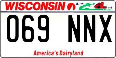 WI license plate 069NNX
