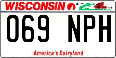 WI license plate 069NPH