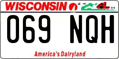 WI license plate 069NQH