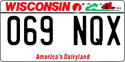 WI license plate 069NQX