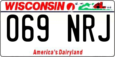 WI license plate 069NRJ