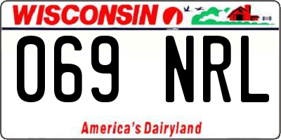 WI license plate 069NRL