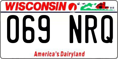 WI license plate 069NRQ