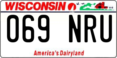 WI license plate 069NRU