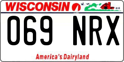 WI license plate 069NRX