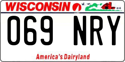 WI license plate 069NRY