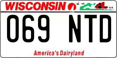 WI license plate 069NTD