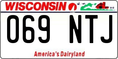 WI license plate 069NTJ