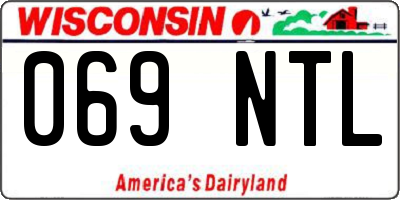 WI license plate 069NTL