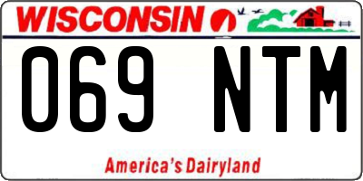 WI license plate 069NTM