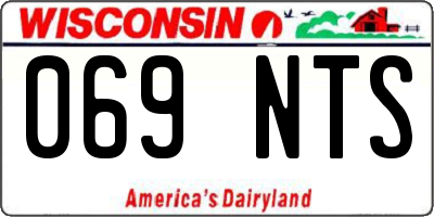 WI license plate 069NTS