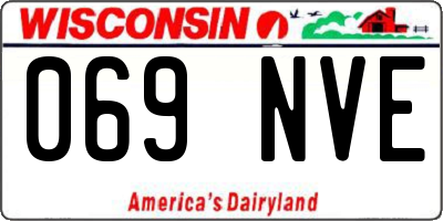 WI license plate 069NVE