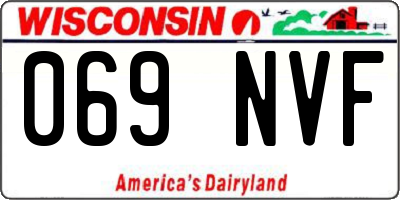 WI license plate 069NVF