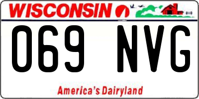 WI license plate 069NVG