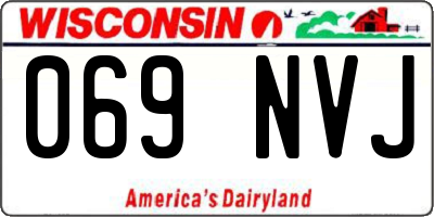 WI license plate 069NVJ