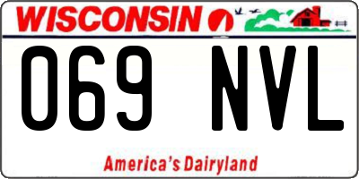 WI license plate 069NVL