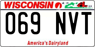 WI license plate 069NVT