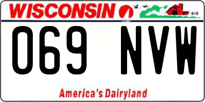 WI license plate 069NVW