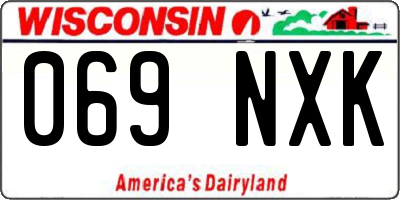 WI license plate 069NXK