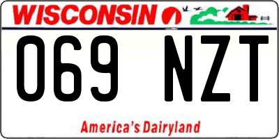 WI license plate 069NZT