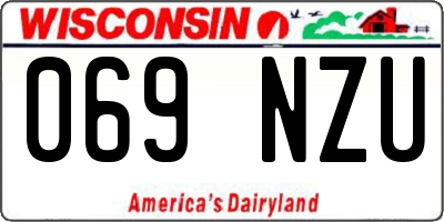 WI license plate 069NZU