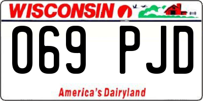 WI license plate 069PJD