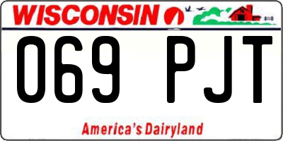 WI license plate 069PJT