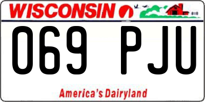 WI license plate 069PJU