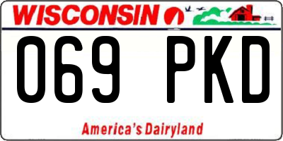 WI license plate 069PKD