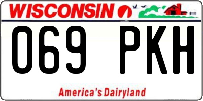 WI license plate 069PKH