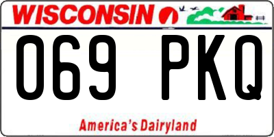 WI license plate 069PKQ