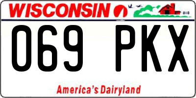 WI license plate 069PKX