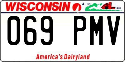 WI license plate 069PMV