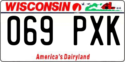 WI license plate 069PXK