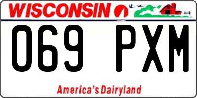 WI license plate 069PXM
