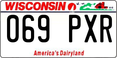 WI license plate 069PXR