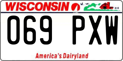 WI license plate 069PXW
