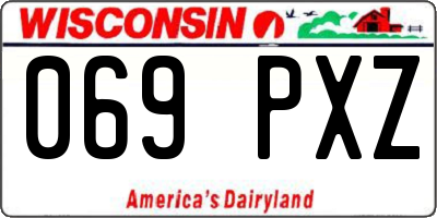 WI license plate 069PXZ