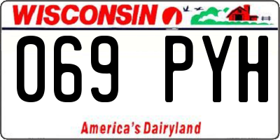 WI license plate 069PYH