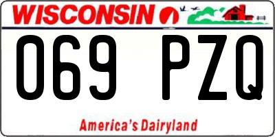 WI license plate 069PZQ
