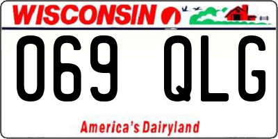 WI license plate 069QLG
