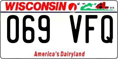 WI license plate 069VFQ