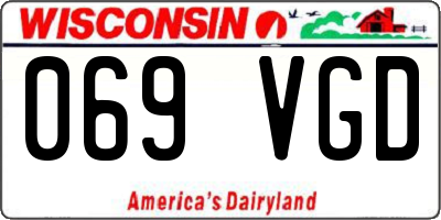 WI license plate 069VGD