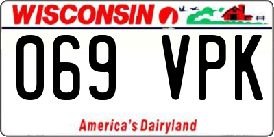 WI license plate 069VPK